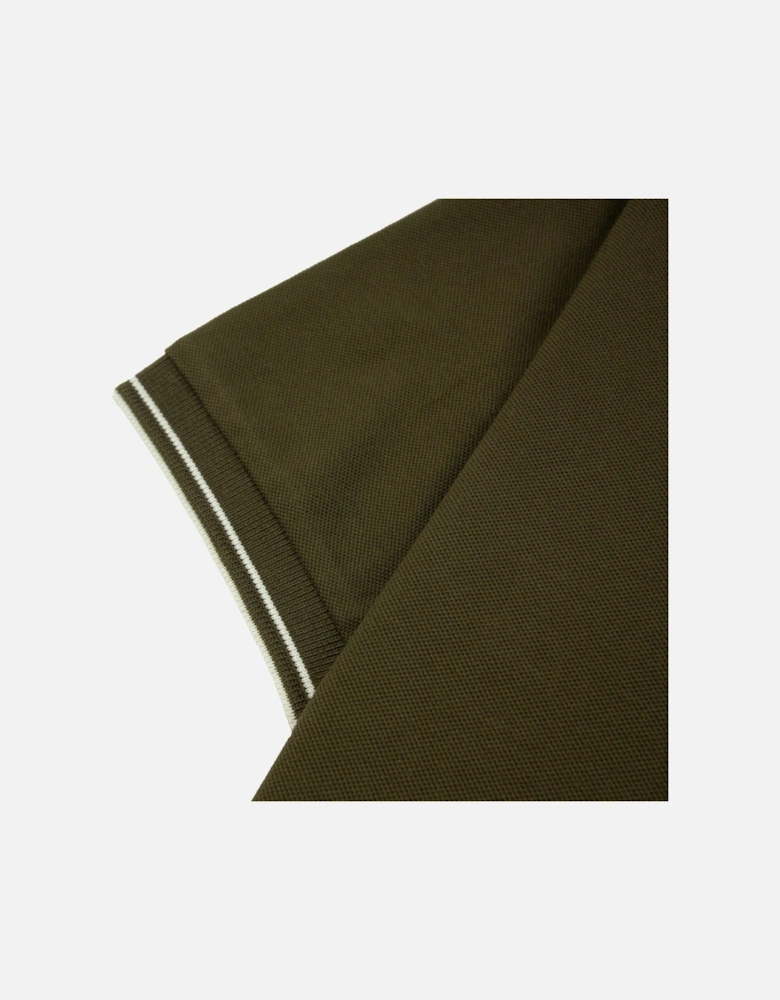 Junior 2100001 Light Cotton Compass Patch T Shirt Khaki V0054