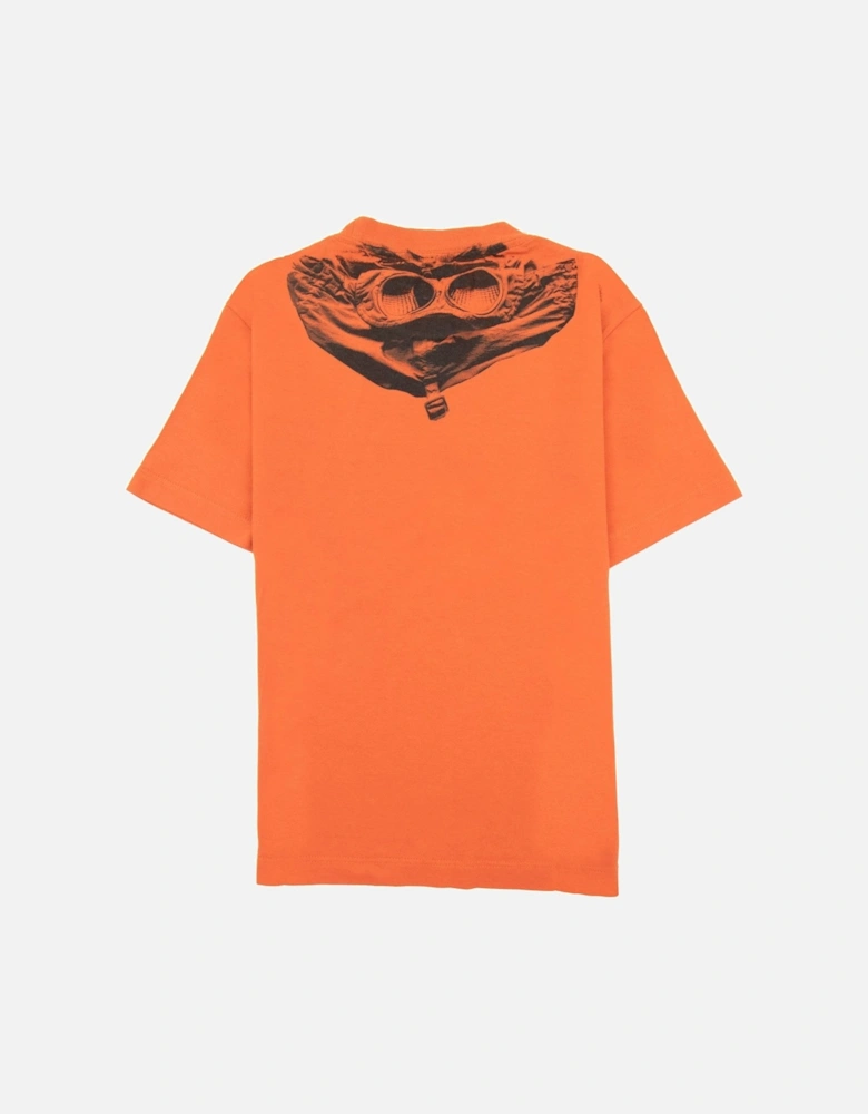 Undersixteen Chest Logo Back Goggle T-shirt Harvest Pumpkin 439