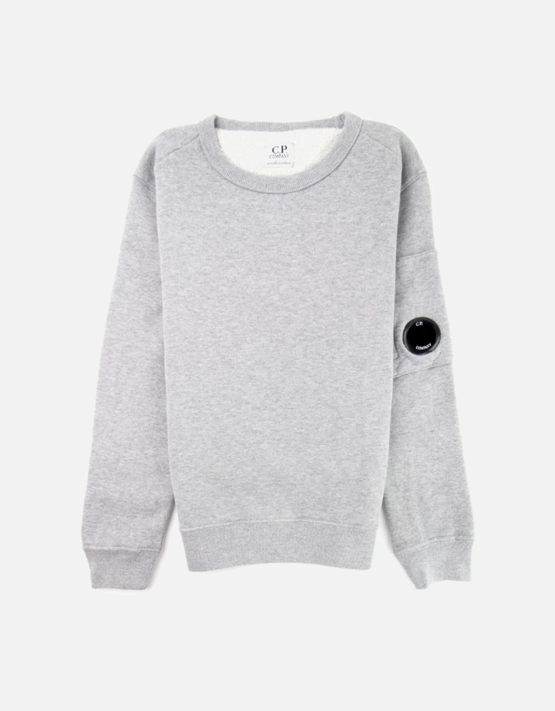 C.P. Company Undersixteen Lens Fleece Sweatshirt Grey M93