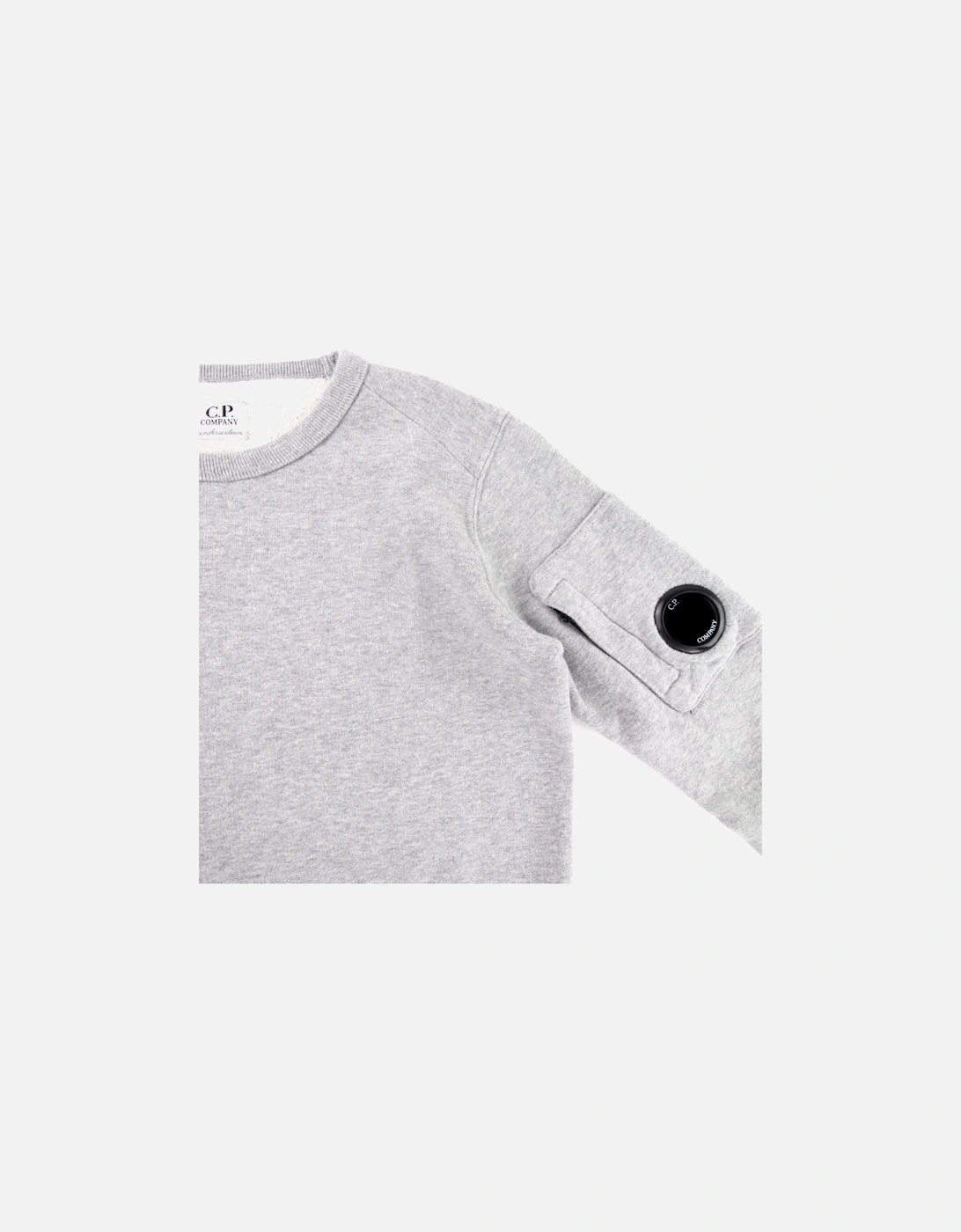 C.P. Company Undersixteen Lens Fleece Sweatshirt Grey M93