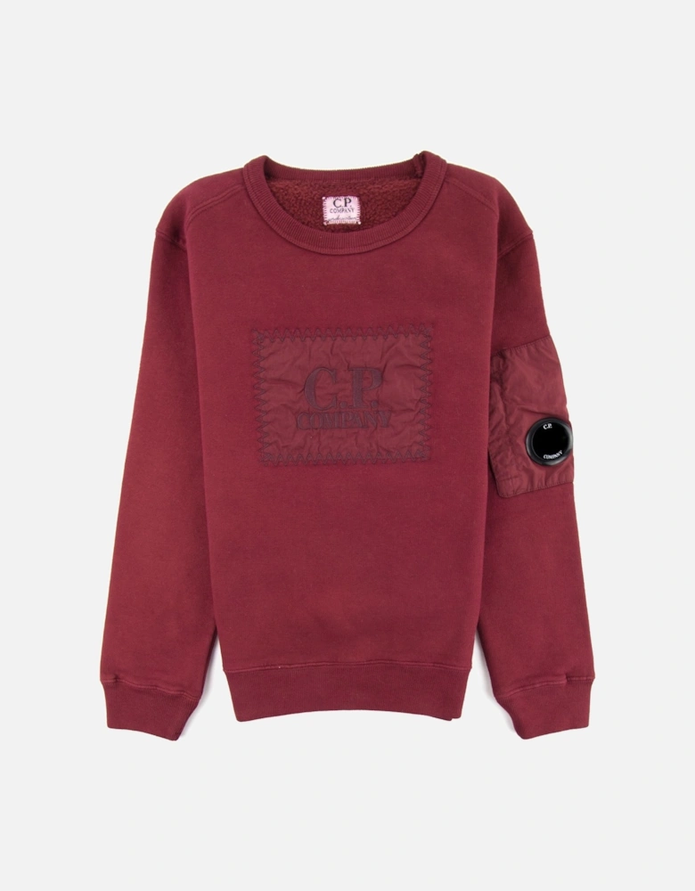 C.P. Company Undersixteen Lens Fleece Patch Sweatshirt Scooter 576