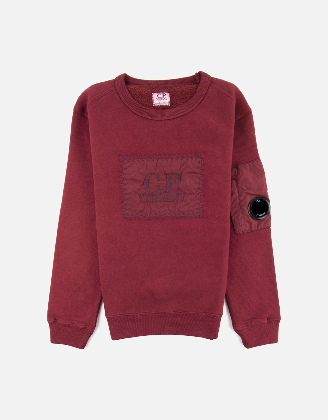 C.P. Company Undersixteen Lens Fleece Patch Sweatshirt Scooter 576, 4 of 3