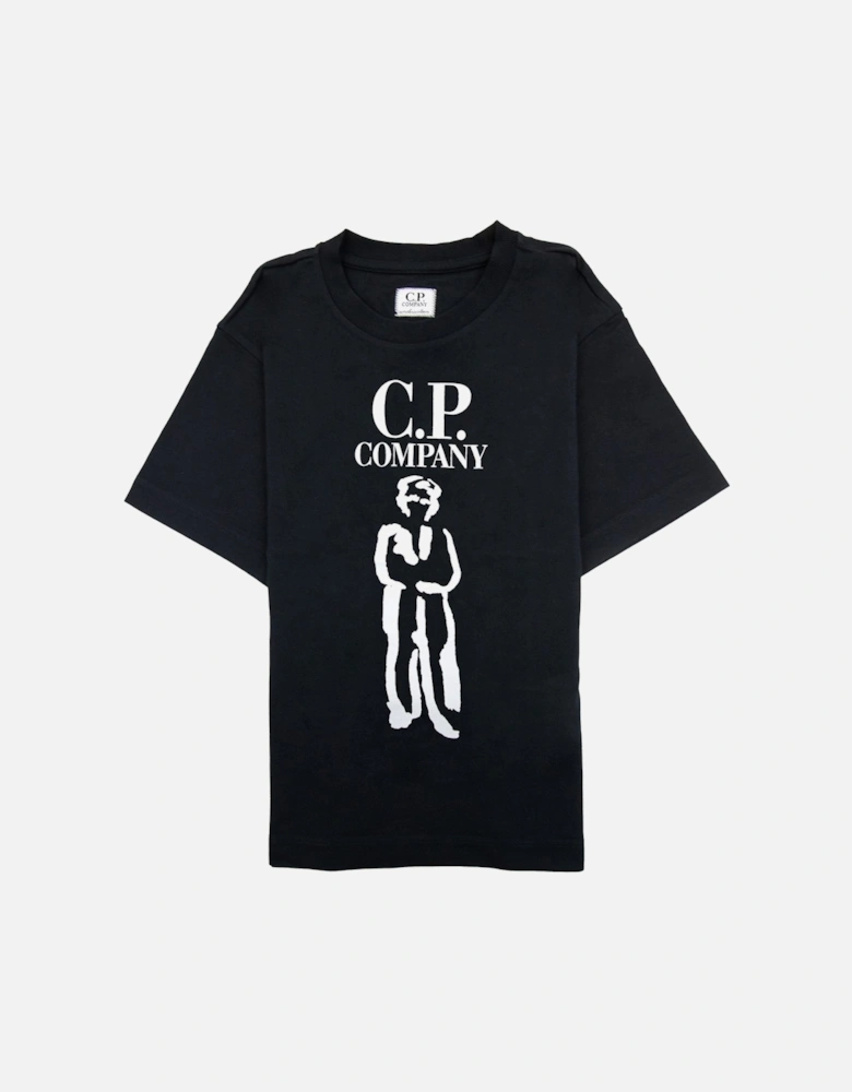 Undersixteen 30/1 British Sailor T Shirt Black 999