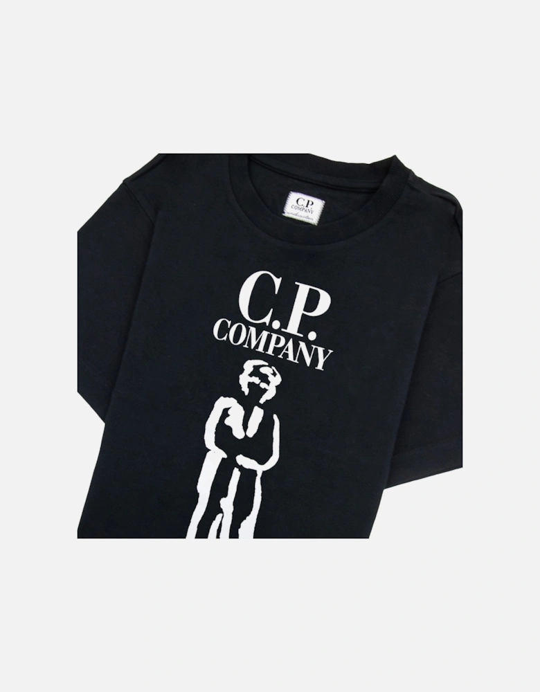 Undersixteen 30/1 British Sailor T Shirt Black 999