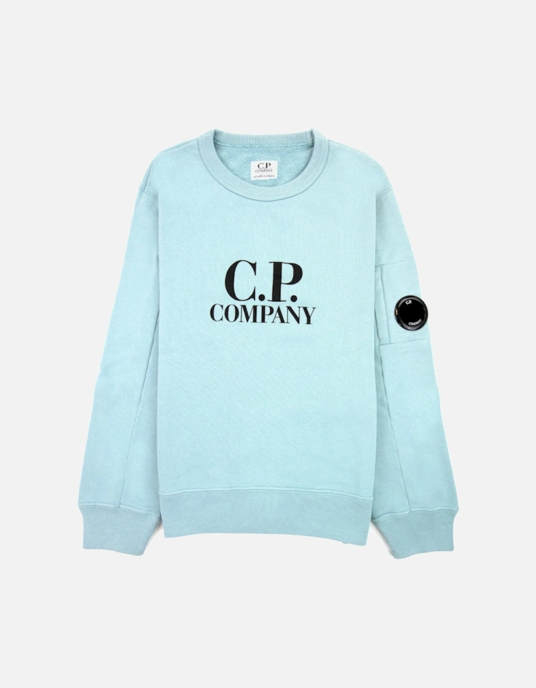 Undersixteen Basic Lens Crewneck Sweatshirt Mineral Blue 811