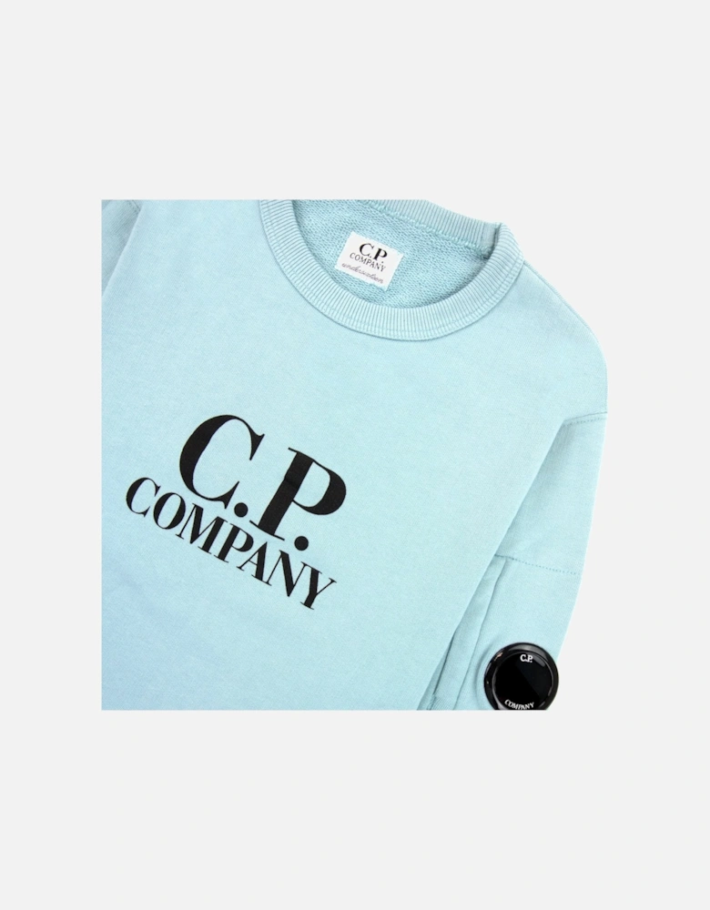 Undersixteen Basic Lens Crewneck Sweatshirt Mineral Blue 811