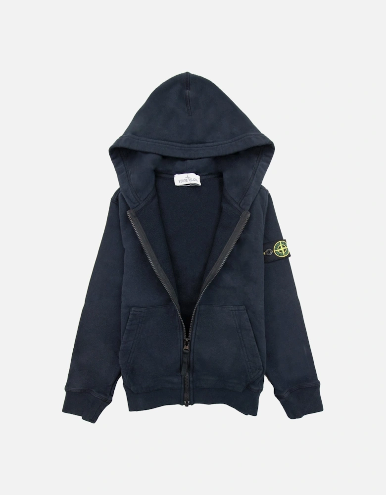 Junior Zip Hoody Kids Navy Blue