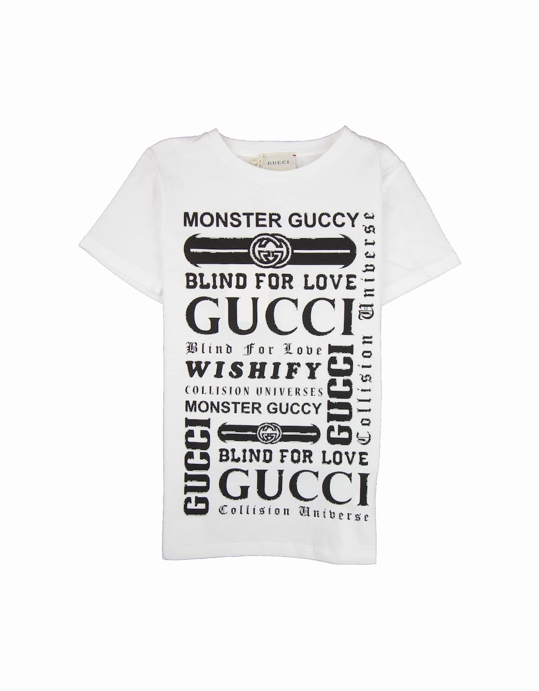 Junior Logomania Print T-shirt Cream/Black 9024, 3 of 2