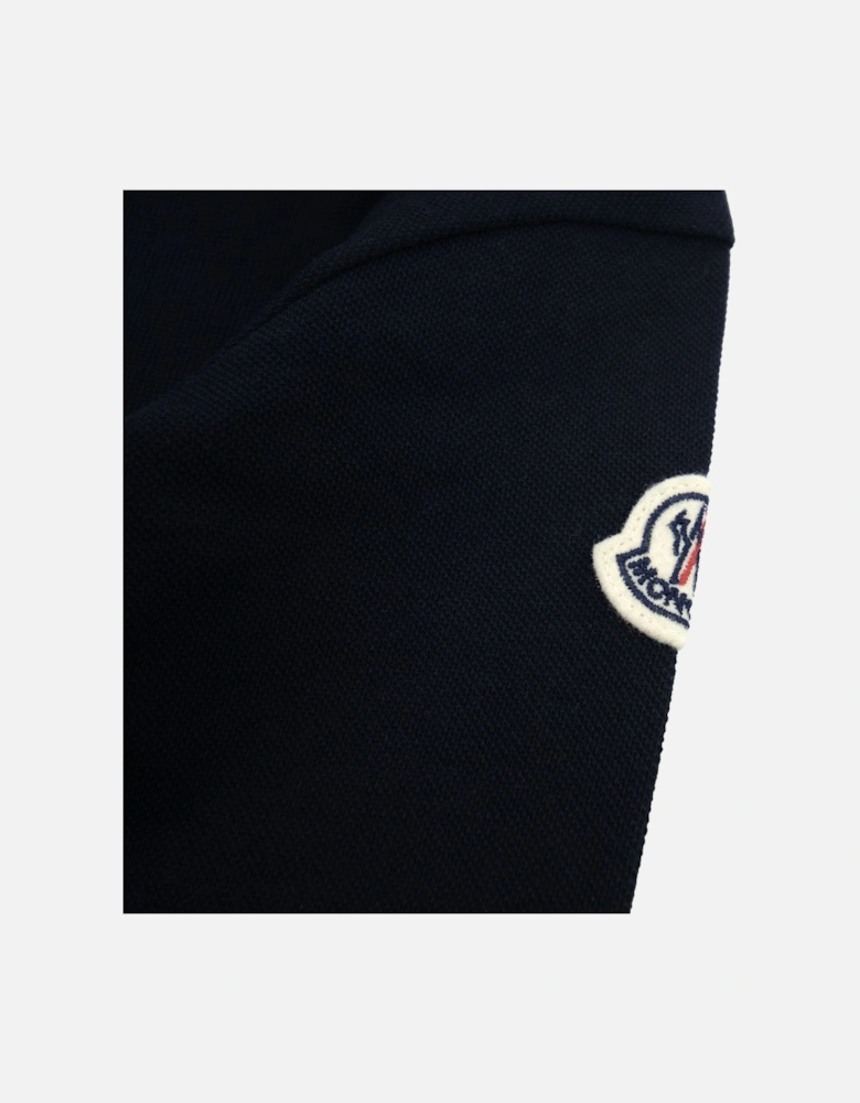Junior Cotton Piquet Polo Dress Navy 778