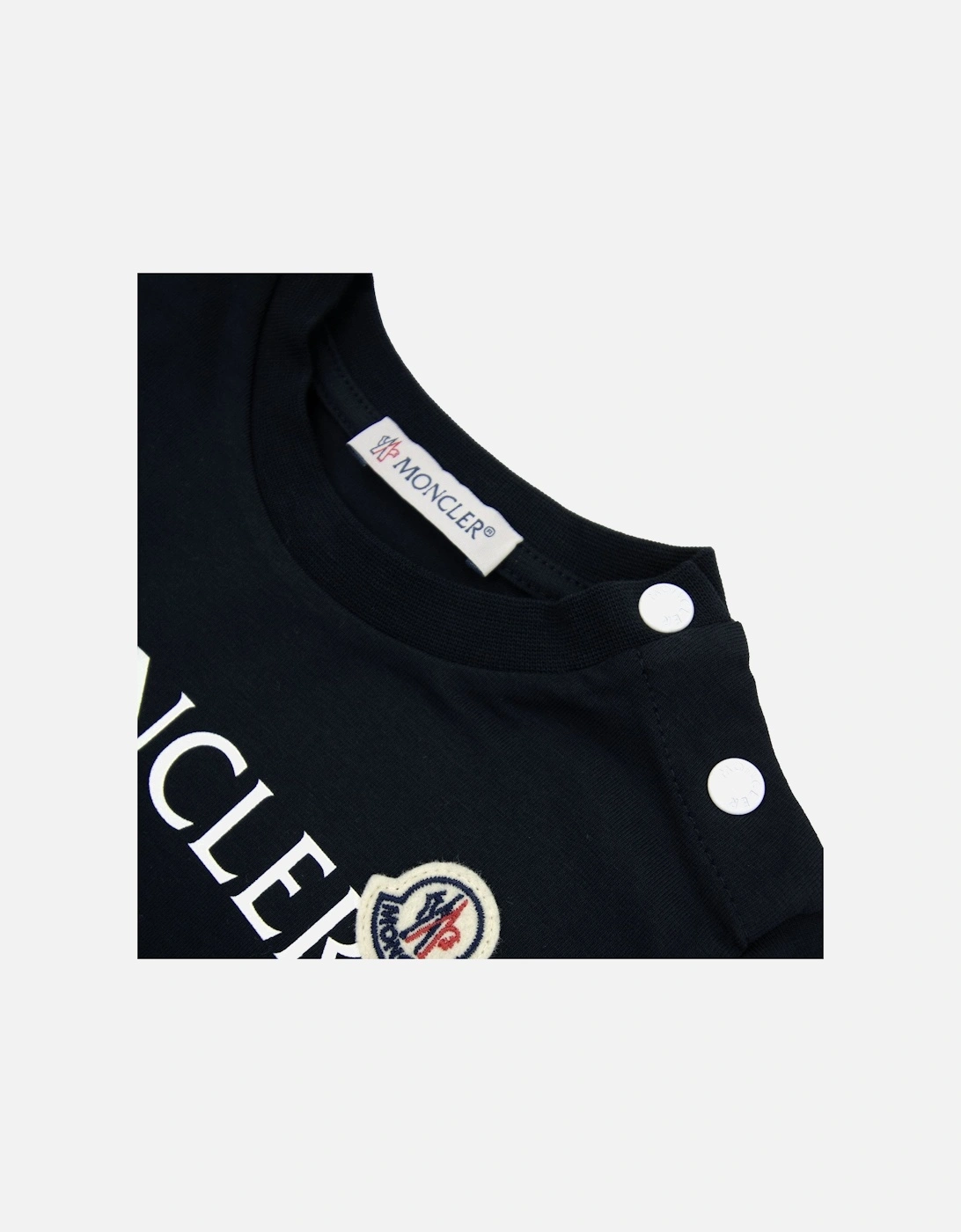 Junior Logo Jersey T-shirt Navy 778