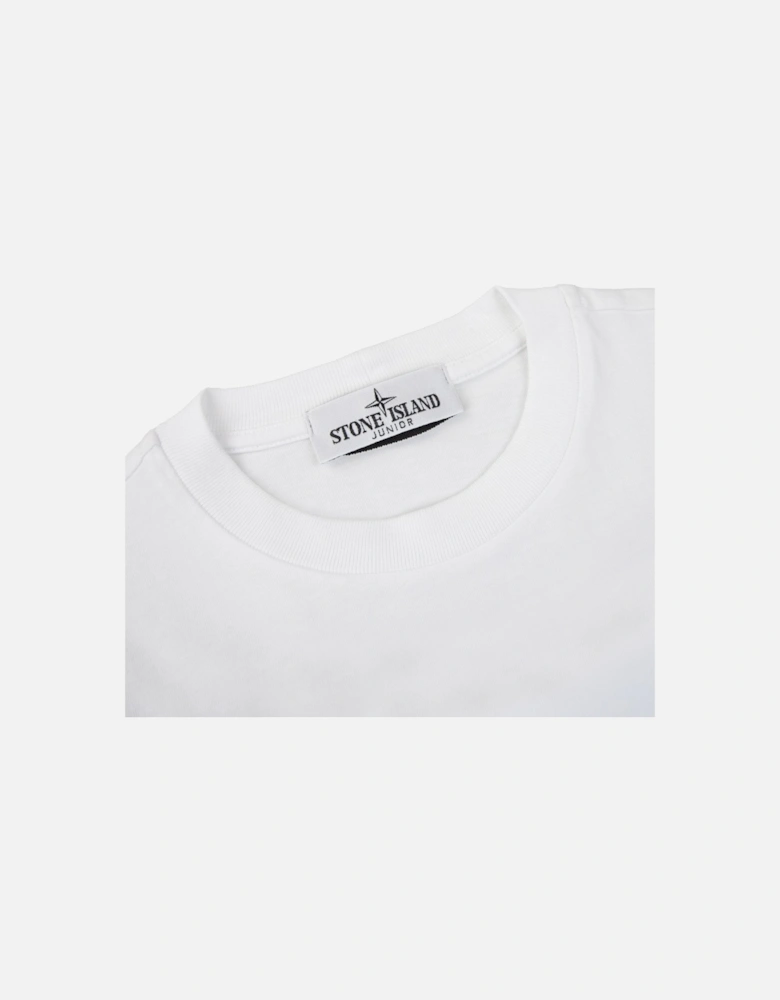 Junior 21052 30/1 Back Logo T-shirt White V0001