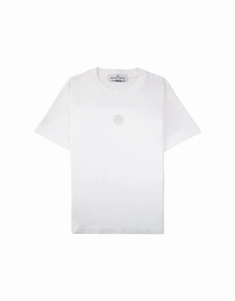 Junior 21052 30/1 Back Logo T-shirt White V0001