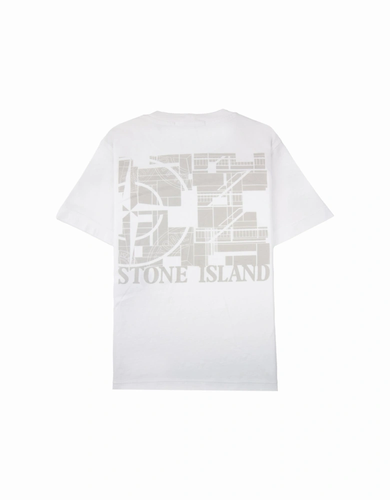 Junior 21052 30/1 Back Logo T-shirt White V0001
