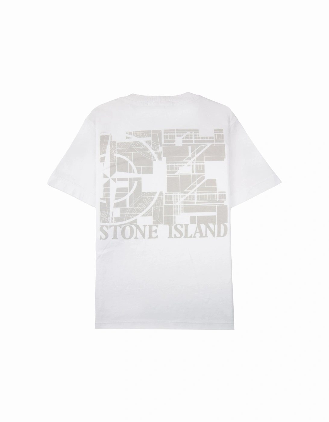 Junior 21052 30/1 Back Logo T-shirt White V0001