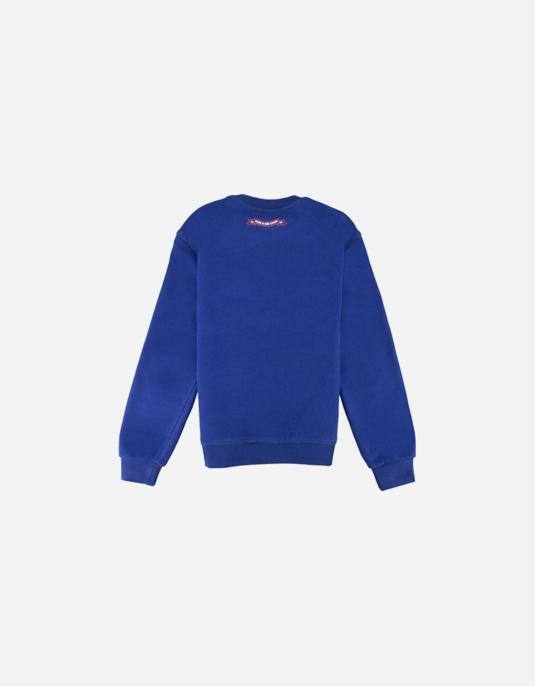 Kids University Of Dsquared Sweatshirt Blue