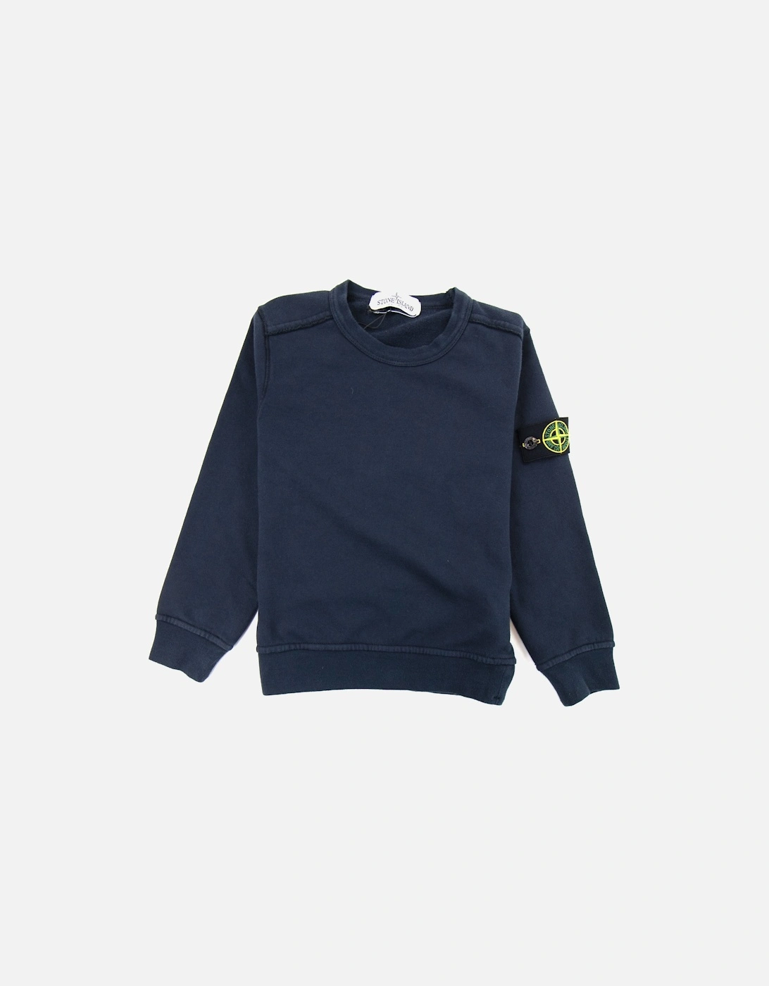 Junior Crewneck Sweatshirt Navy V0020, 3 of 2