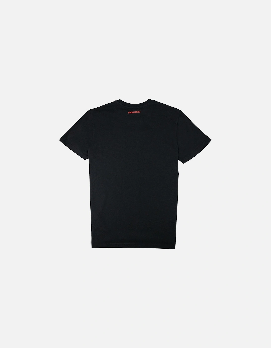 Kids DSQ2 Milano Italy Tshirt Black