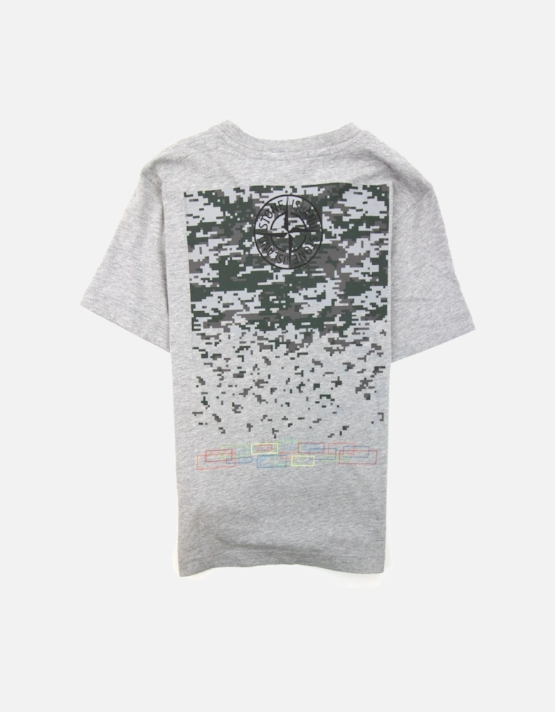 Junior 21054 Logo T Shirt Grey V1064