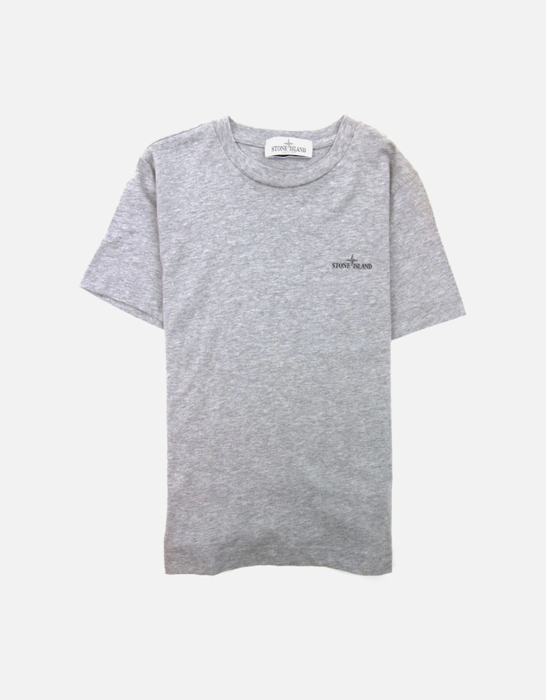 Junior 21054 Logo T Shirt Grey V1064
