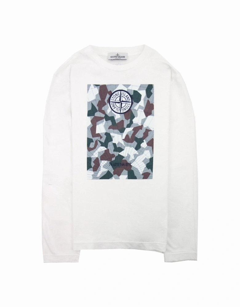 Junior 21151 Logo Graphic T Shirt White V0099