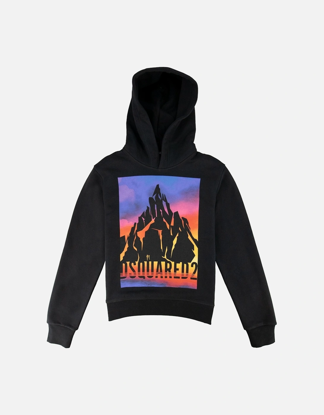 Kids Dsquared Mountain Hoody Black, 3 of 2