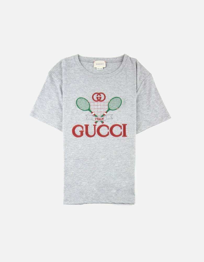 Junior Tennis Logo T-shirt Grey