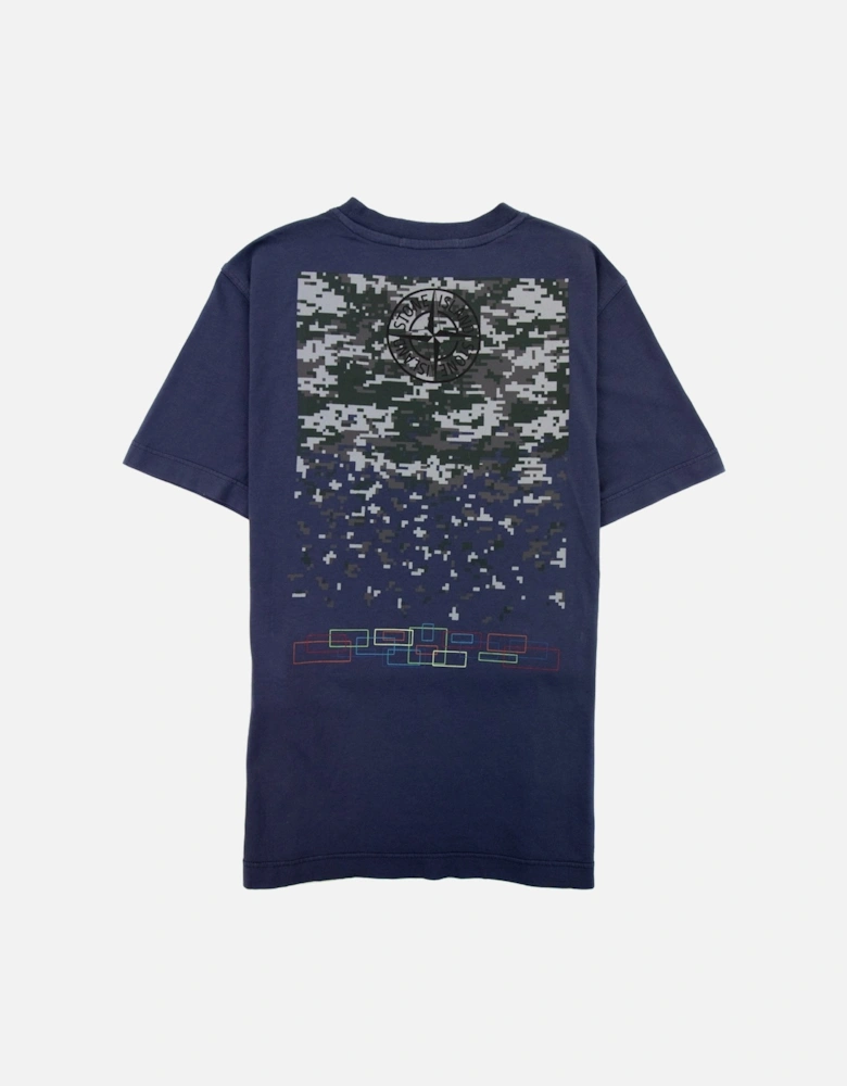 Junior 21054 Logo T Shirt Navy Blue V0028