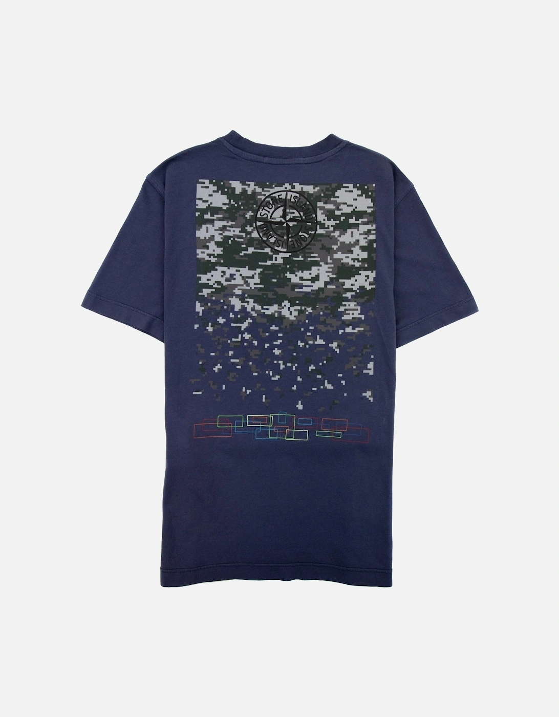 Junior 21054 Logo T Shirt Navy Blue V0028