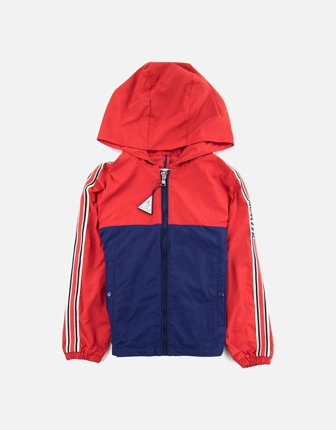 Junior Gittaz Hooded Jacket Red/Blue, 4 of 3