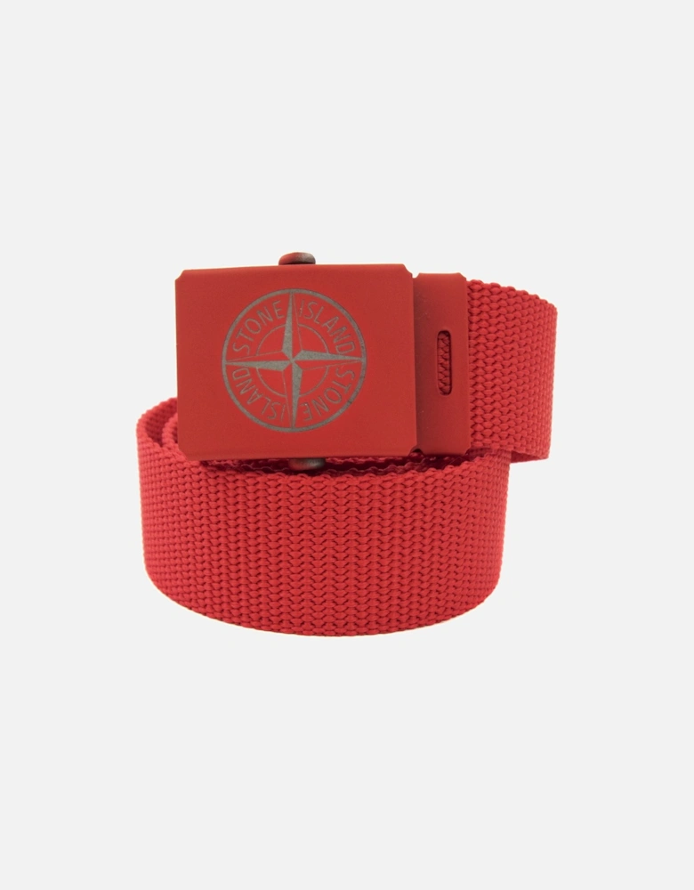 Junior 90467 Logo Belt Red V0010