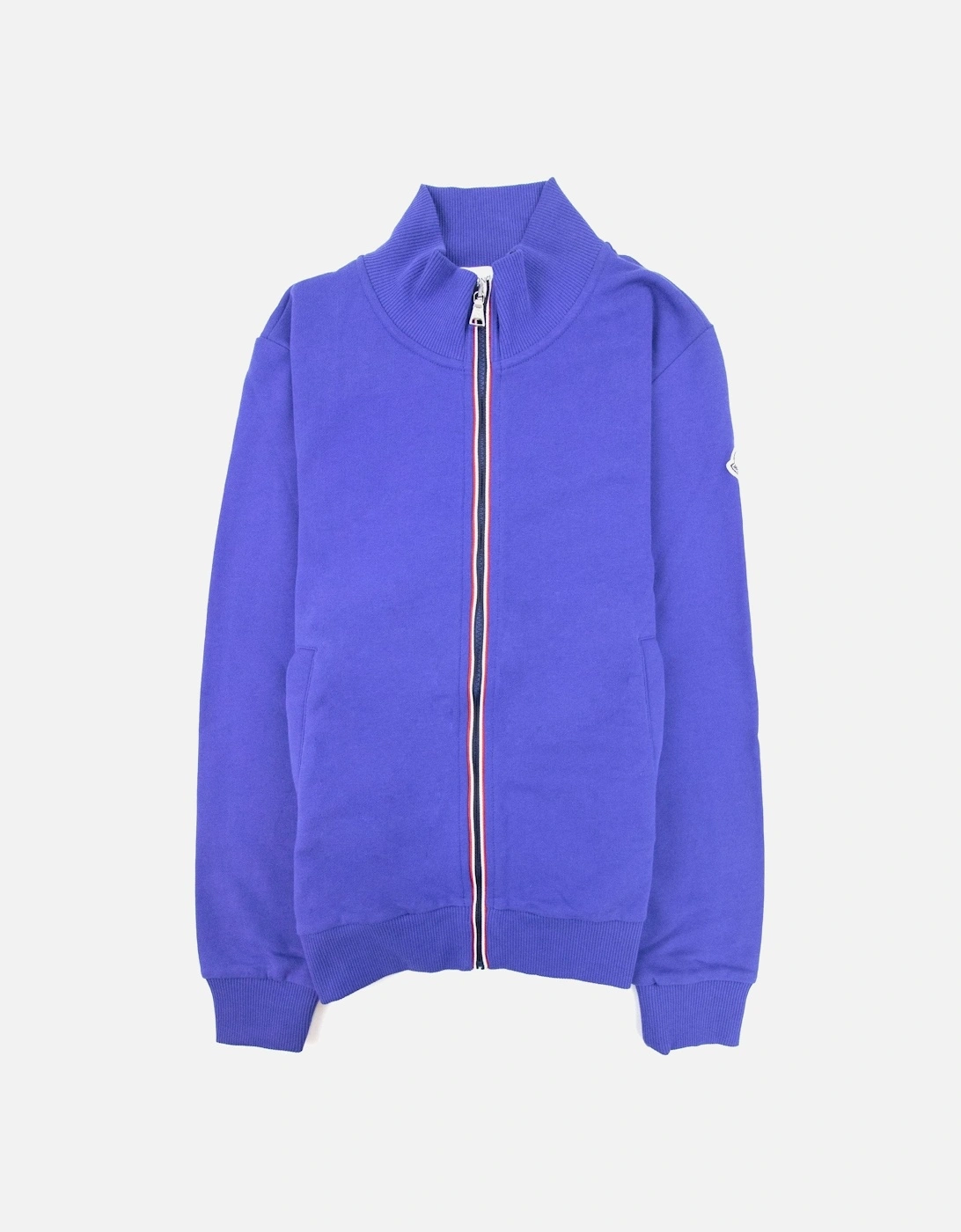 Junior Funnel Neck Zip Up Sweatshirt Blue, 3 of 2