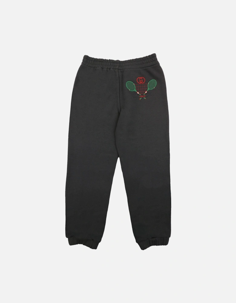 Junior Tennis Track Bottoms 1073 Black