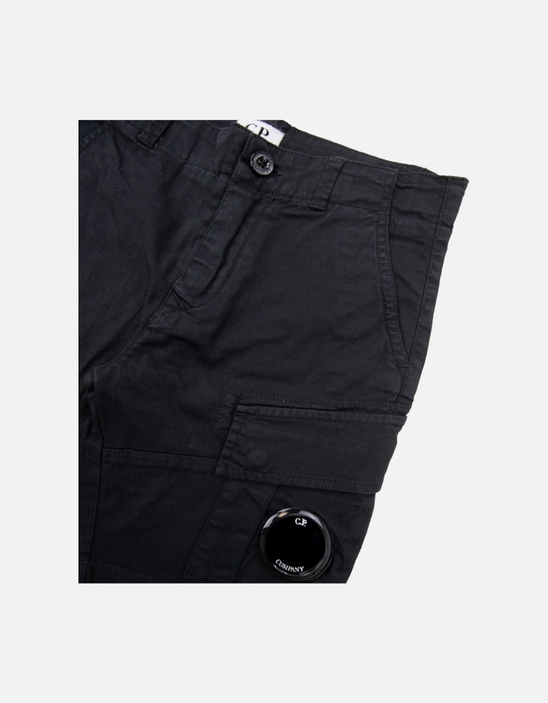 Undersixteen U16 Stretch Satten Lens Cargo Shorts Black 999