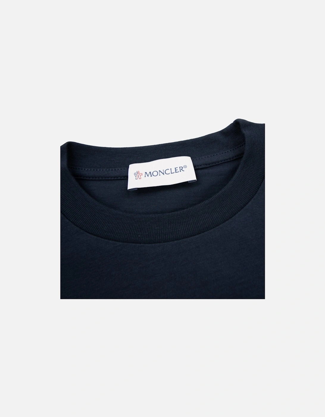 Junior Logo Motive T Shirt Navy 778