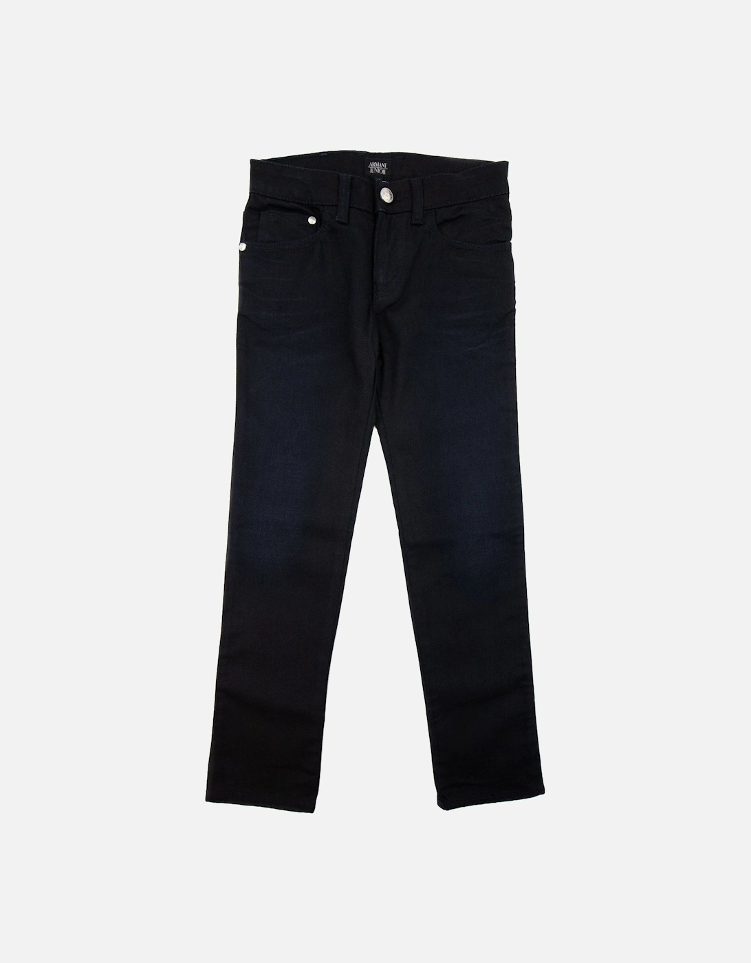 Junior Eagle 5 Pocket Jeans Denim Black, 4 of 3