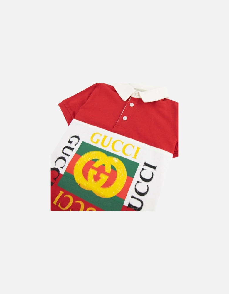 Junior Logo Polo Red