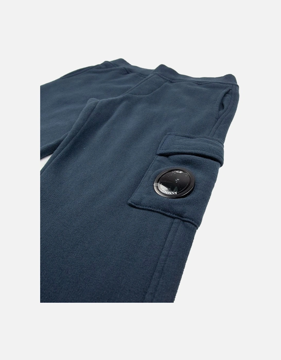 Undersixteen Watch Viewer Diagonal Fleece Tracksuit Bottoms Navy