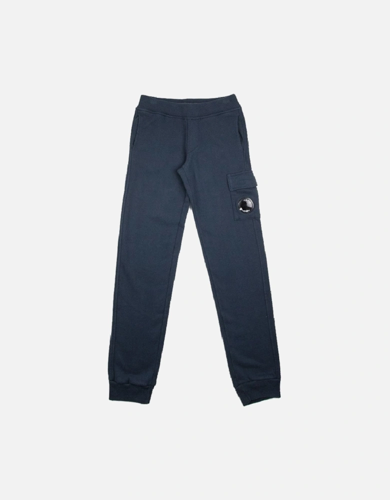 Undersixteen Watch Viewer Diagonal Fleece Tracksuit Bottoms Navy