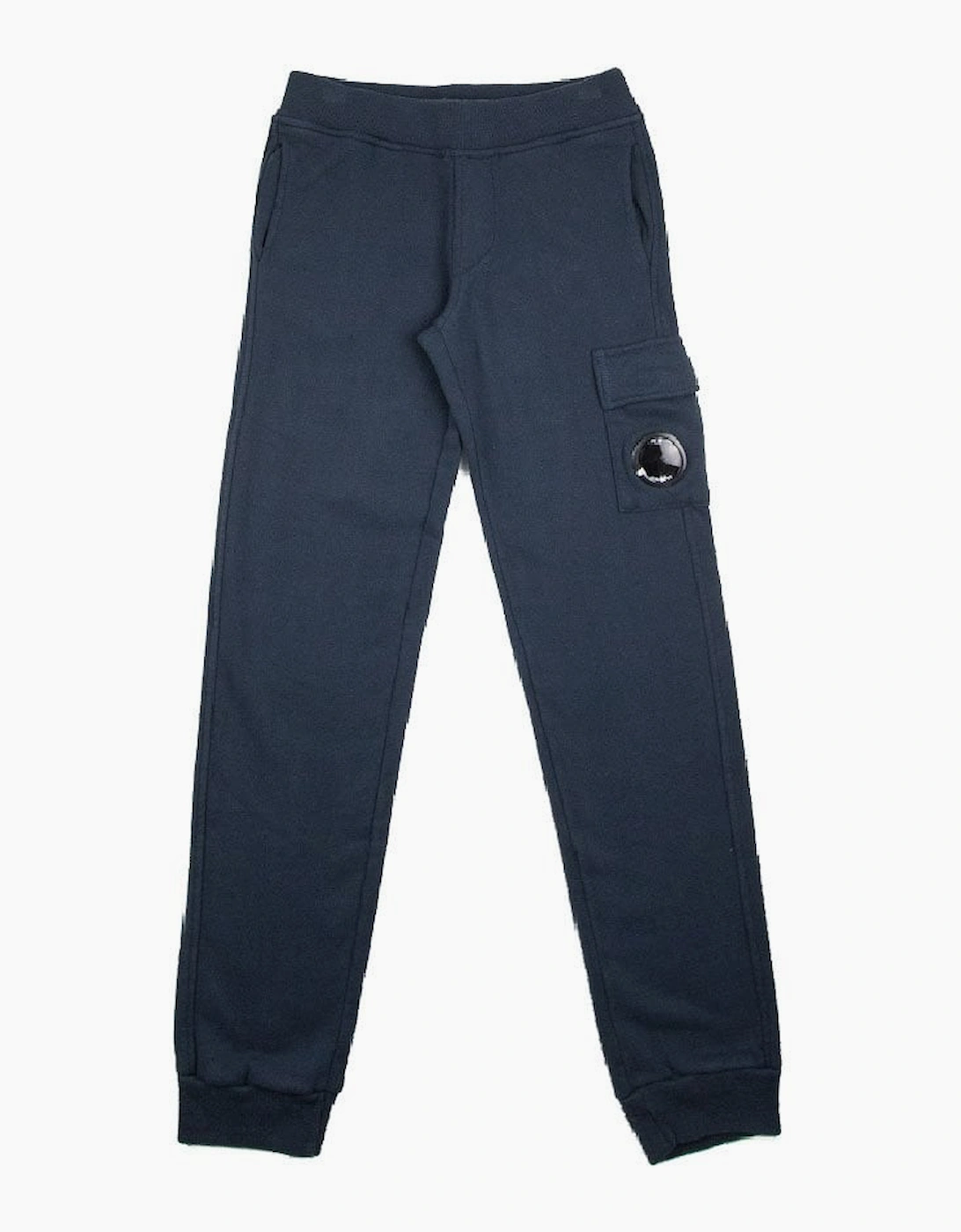 CP Company Undersixteen Watch Viewer Diagonal Fleece Tracksuit Bottoms Navy - Size: 2YRS