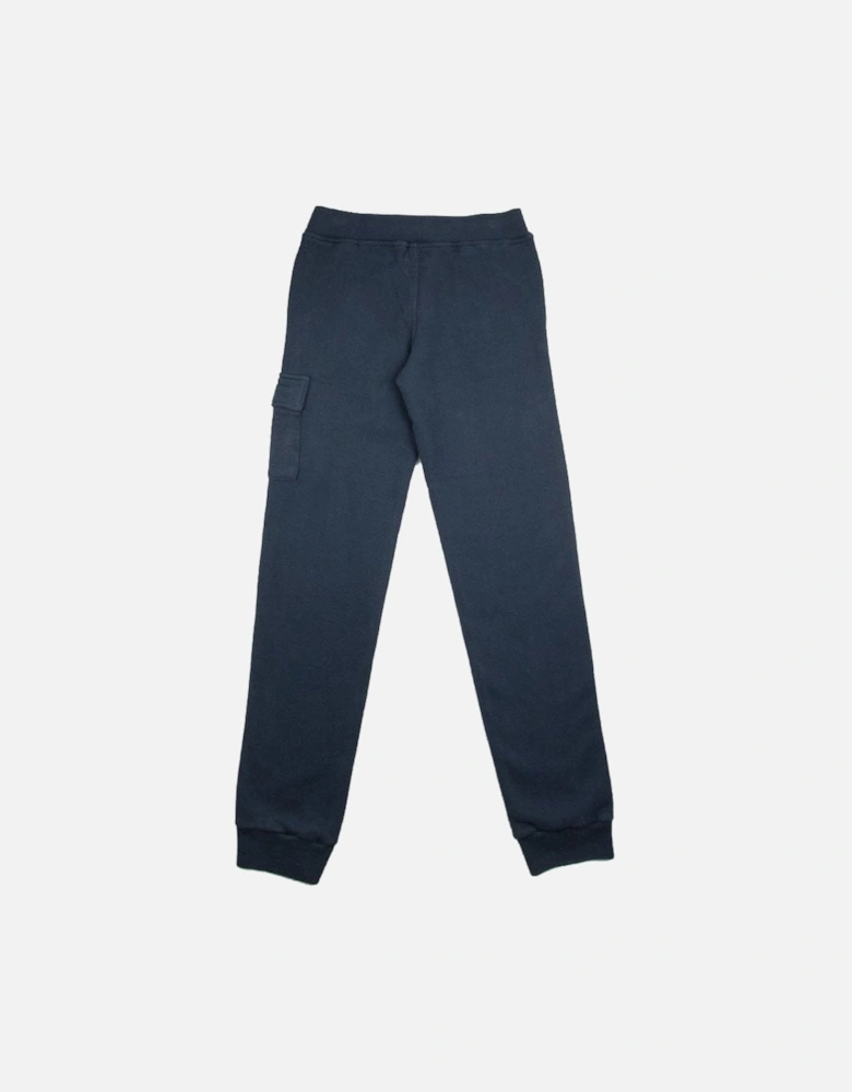 Undersixteen Watch Viewer Diagonal Fleece Tracksuit Bottoms Navy