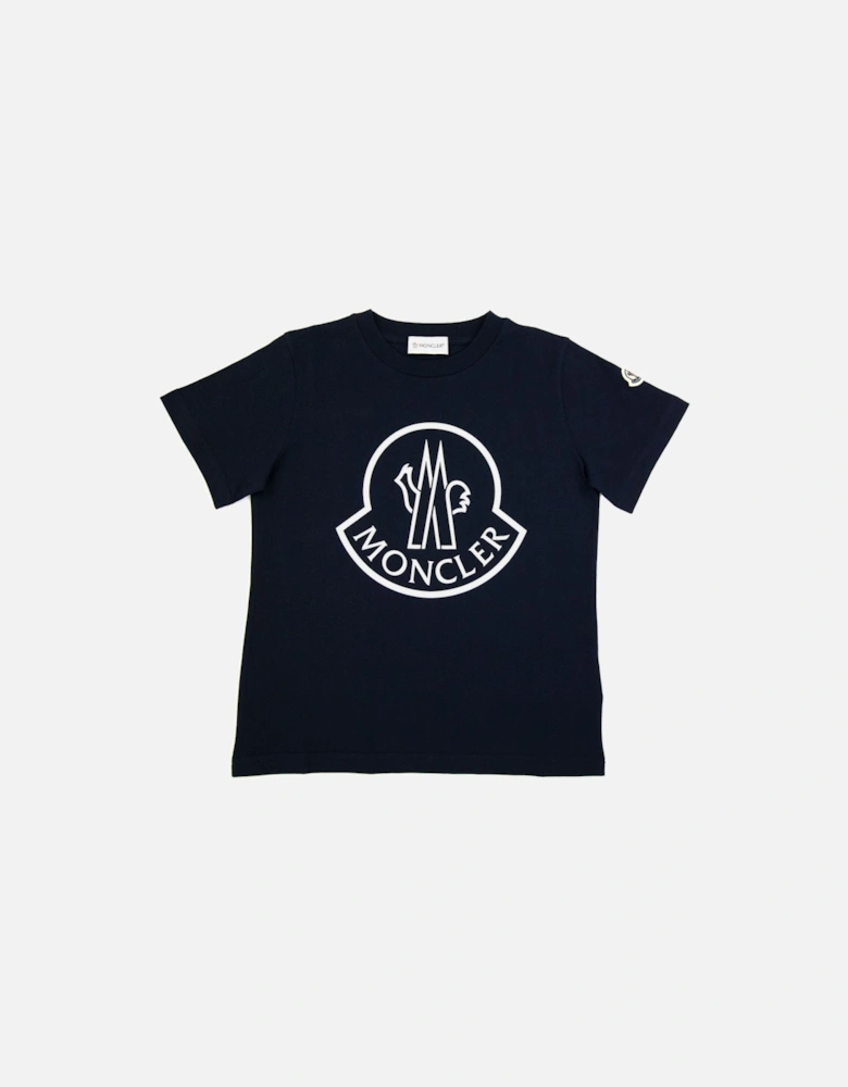 Junior Logo T Shirt Night Blue 778