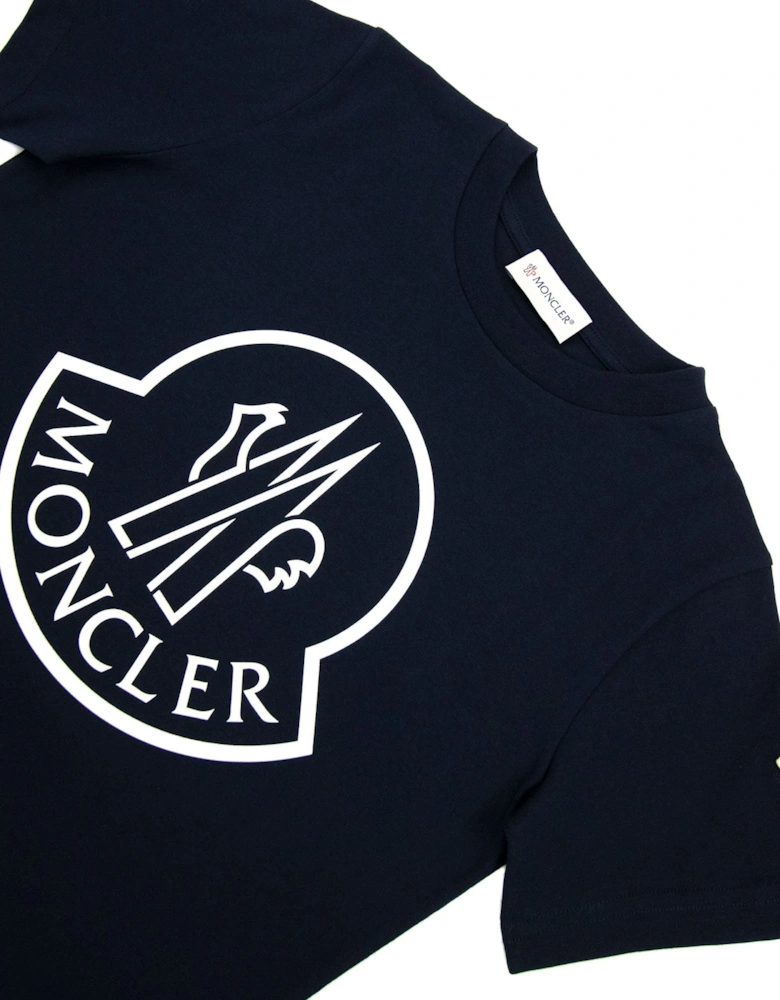 Junior Logo T Shirt Night Blue 778