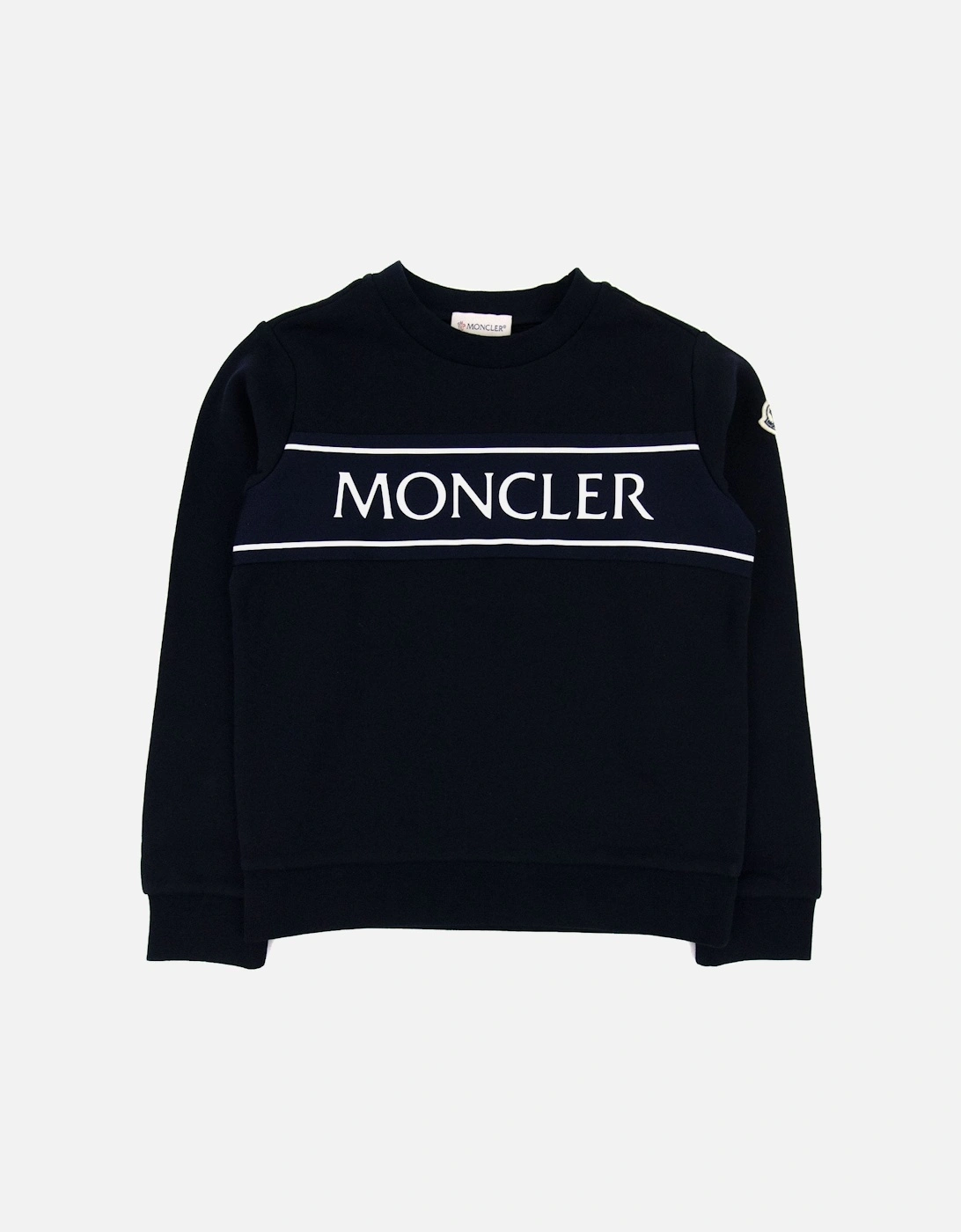 Junior Embossed Logo Sweatshirt Night Blue 778, 5 of 4