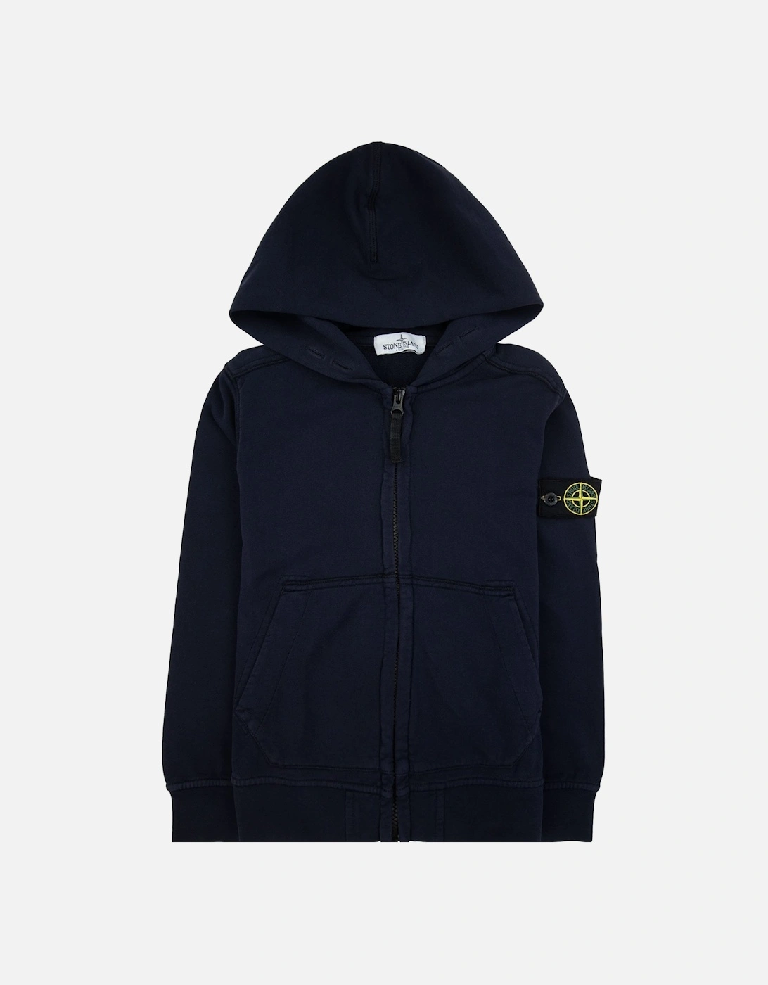 Junior Patch Logo Zip Up Hoodie Navy V0026, 5 of 4