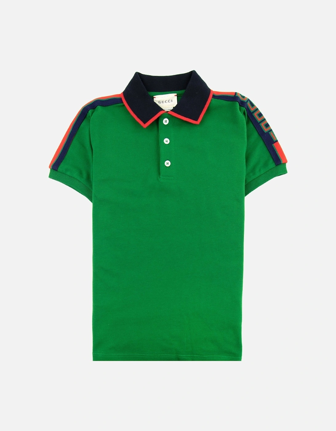 Junior Arm Logo Polo Shirt Green, 4 of 3