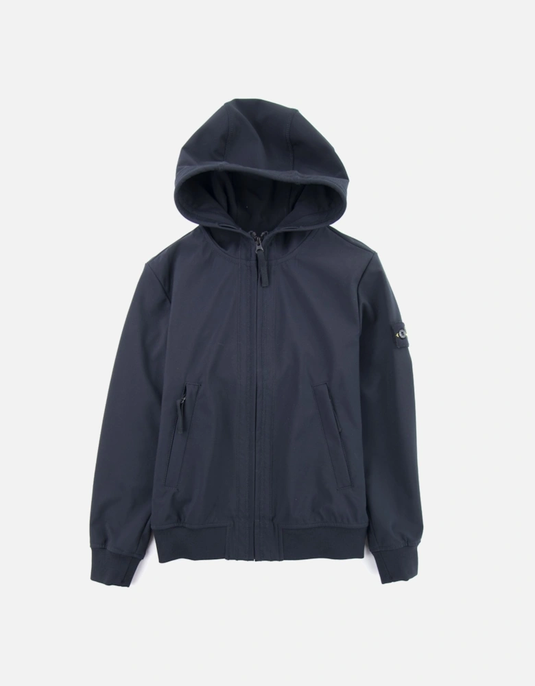 Junior 40134 Double Stitch Soft Shell Jacket Black V0029