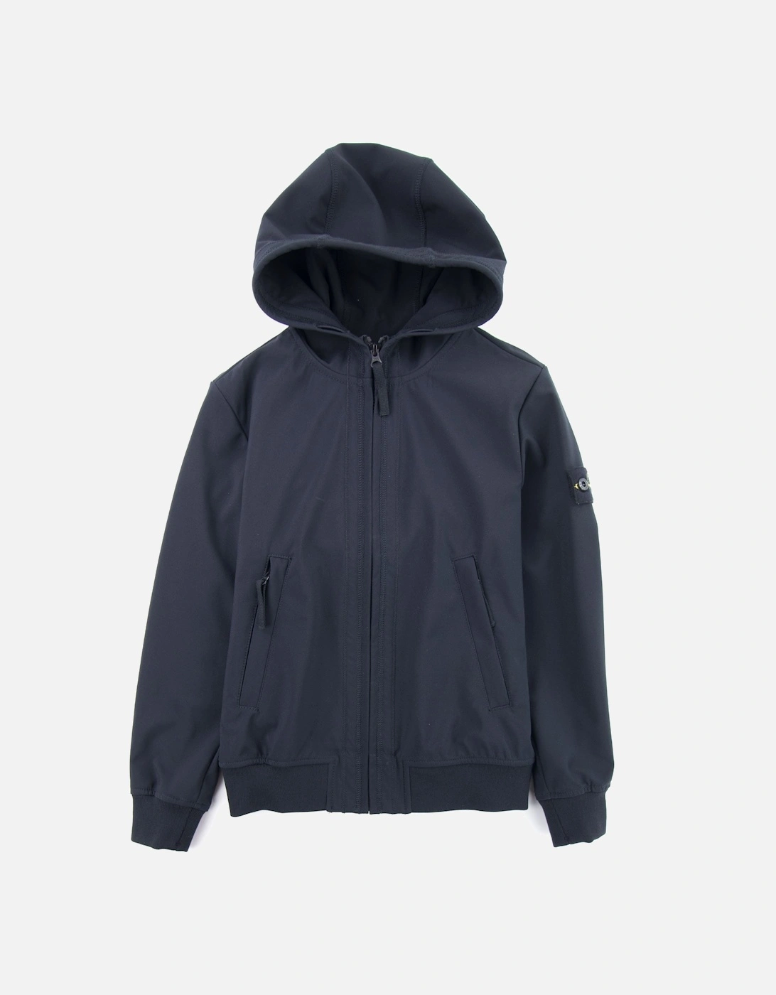 Junior 40134 Double Stitch Soft Shell Jacket Black V0029, 3 of 2