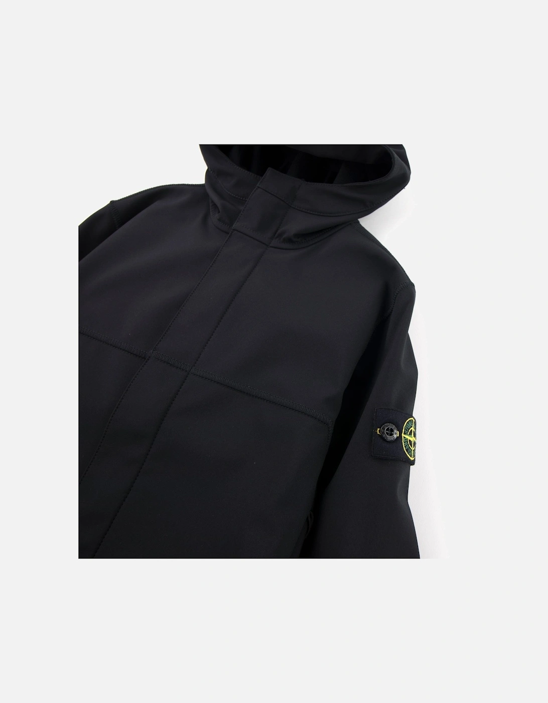 Junior 40234 Concealed Zip Soft Shell Jacket Black V0029