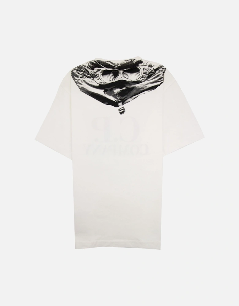 Undersixteen Chest Logo Back Goggle T-shirt White 103