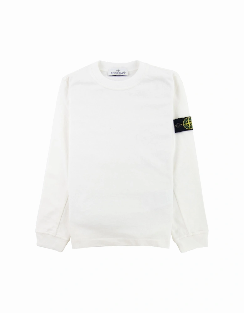 Junior Lightweight Crewneck Sweatshirt White